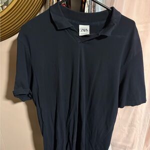 Zara Men's Black Shirt